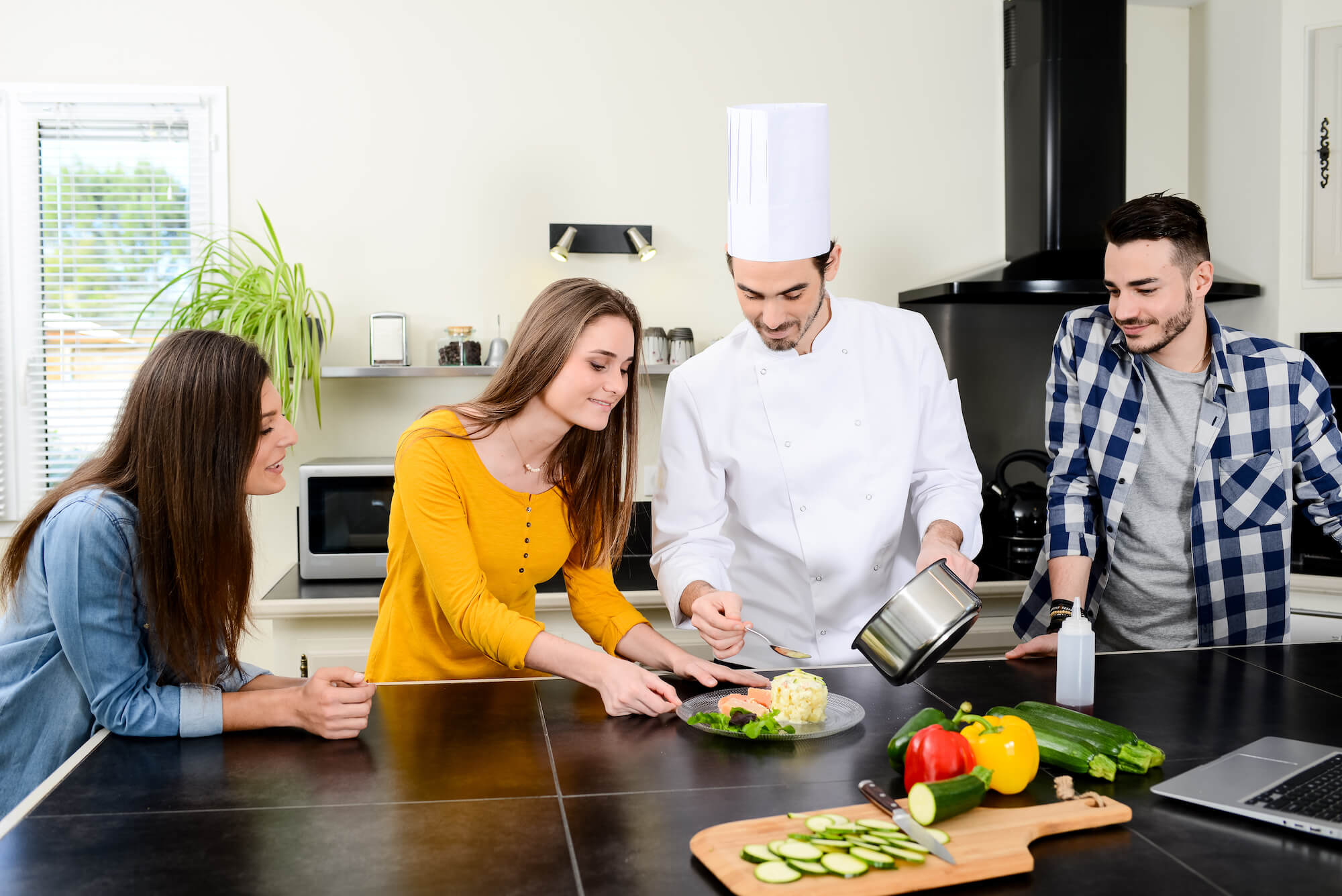 A personal private chef is a professional cook (most likely with a Culinary degree) who will cook you and your family personalized meals.