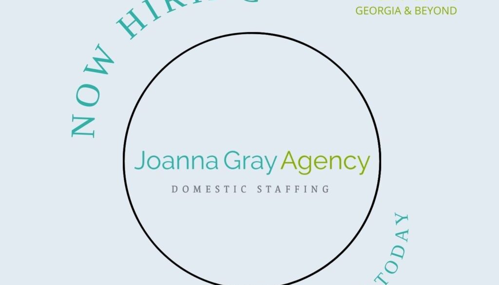 Available Domestic Staffing Jobs Joanna Gray Agency